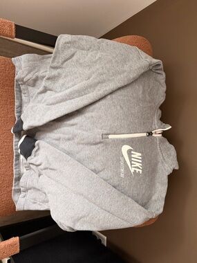 Nike Gray Quarter-Zip Pullover
